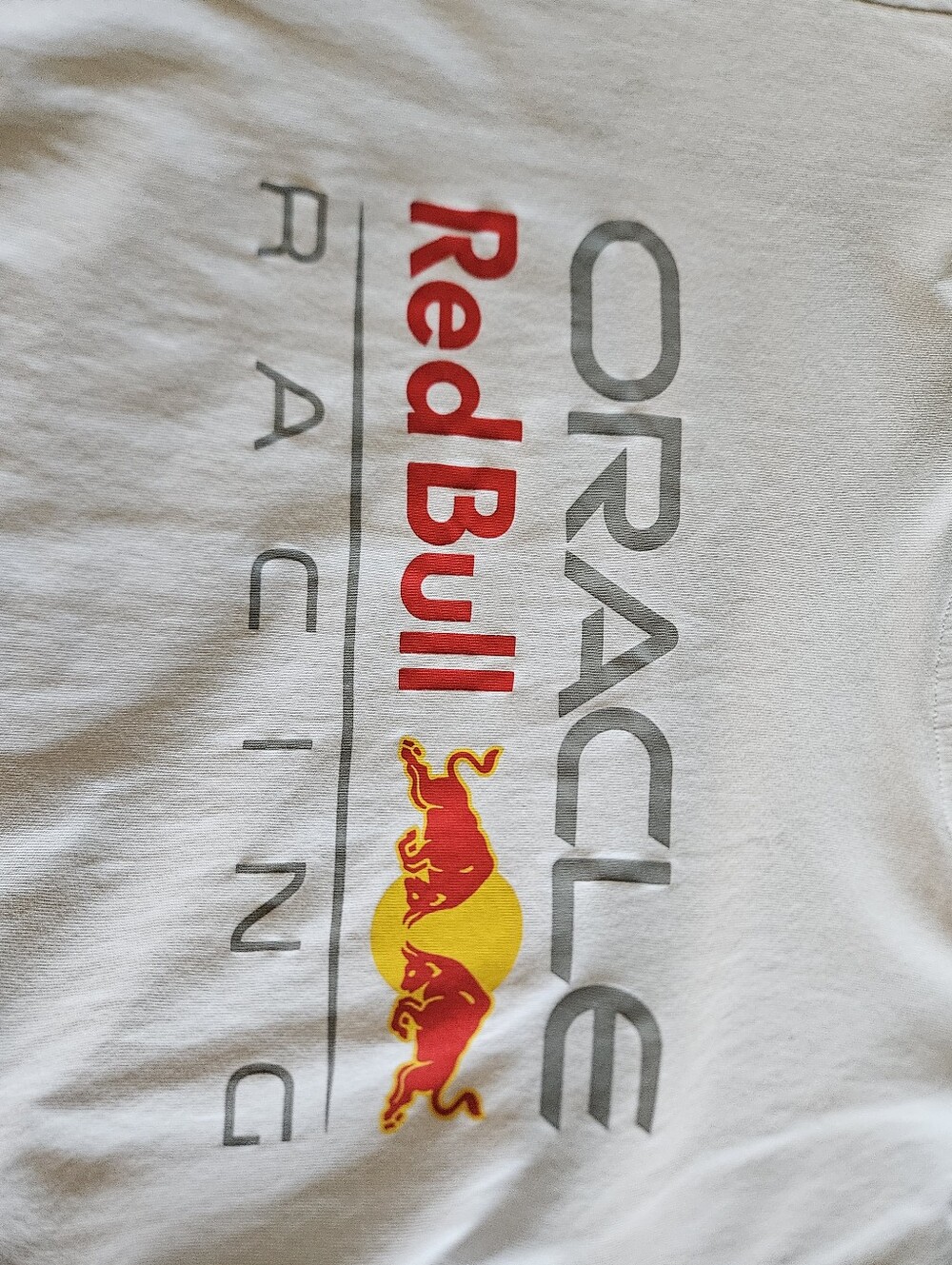 Red Bull Racing Oracle Short Sleeve Logo T-Shirt - White